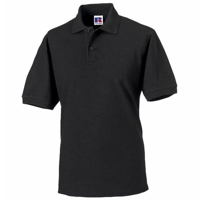 J599M Hardwearing 60°C Wash Polo Shirt Black